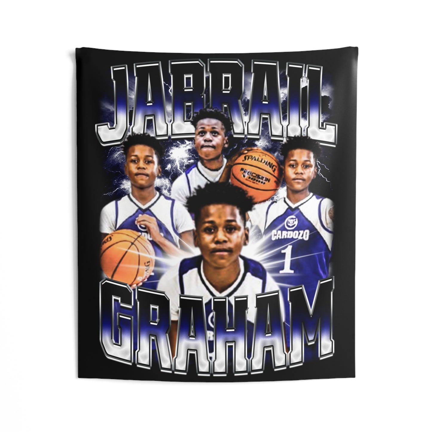 Jabrail Graham Tapestry 50” x 60”