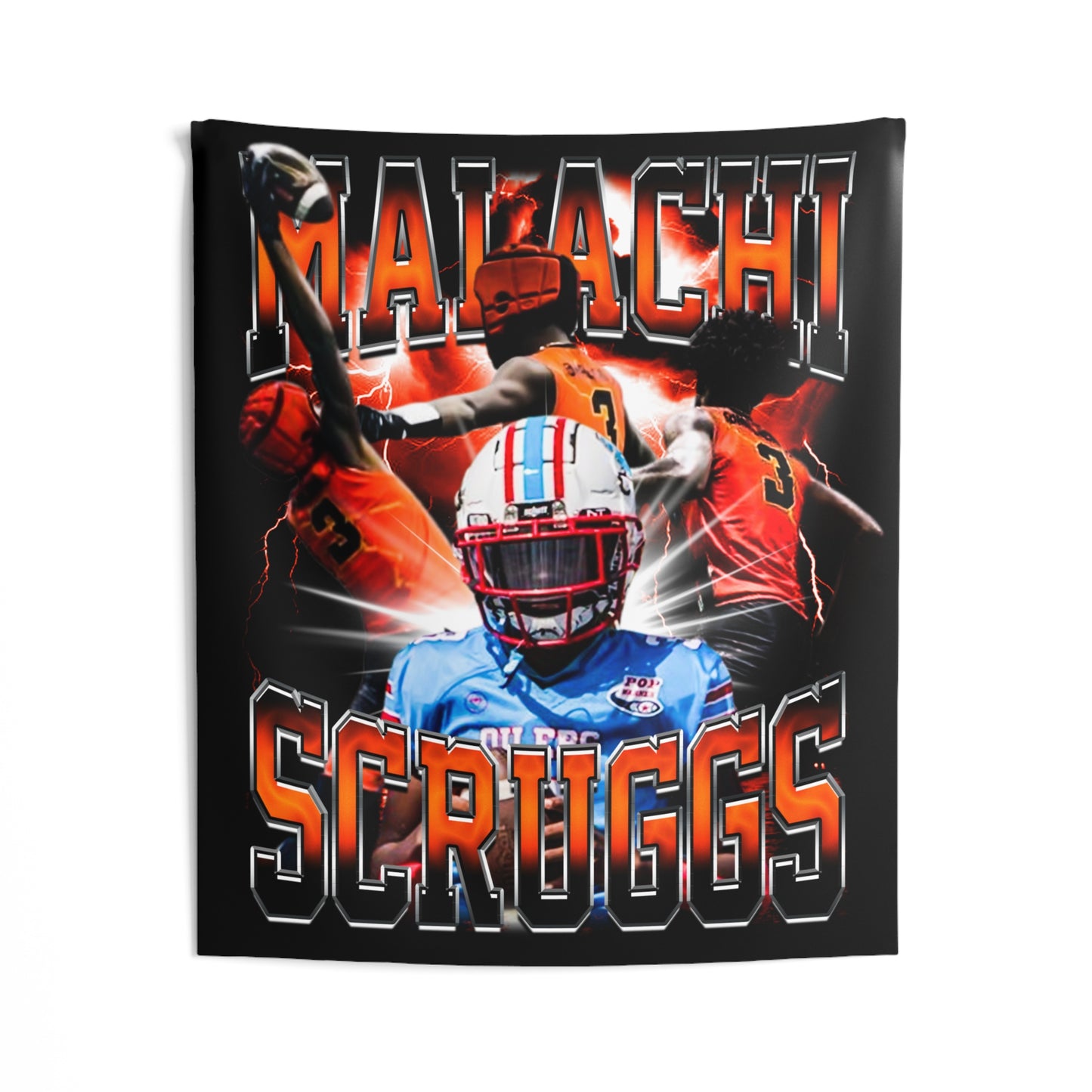 Malachi Scruggs Tapestry 50” x 60”