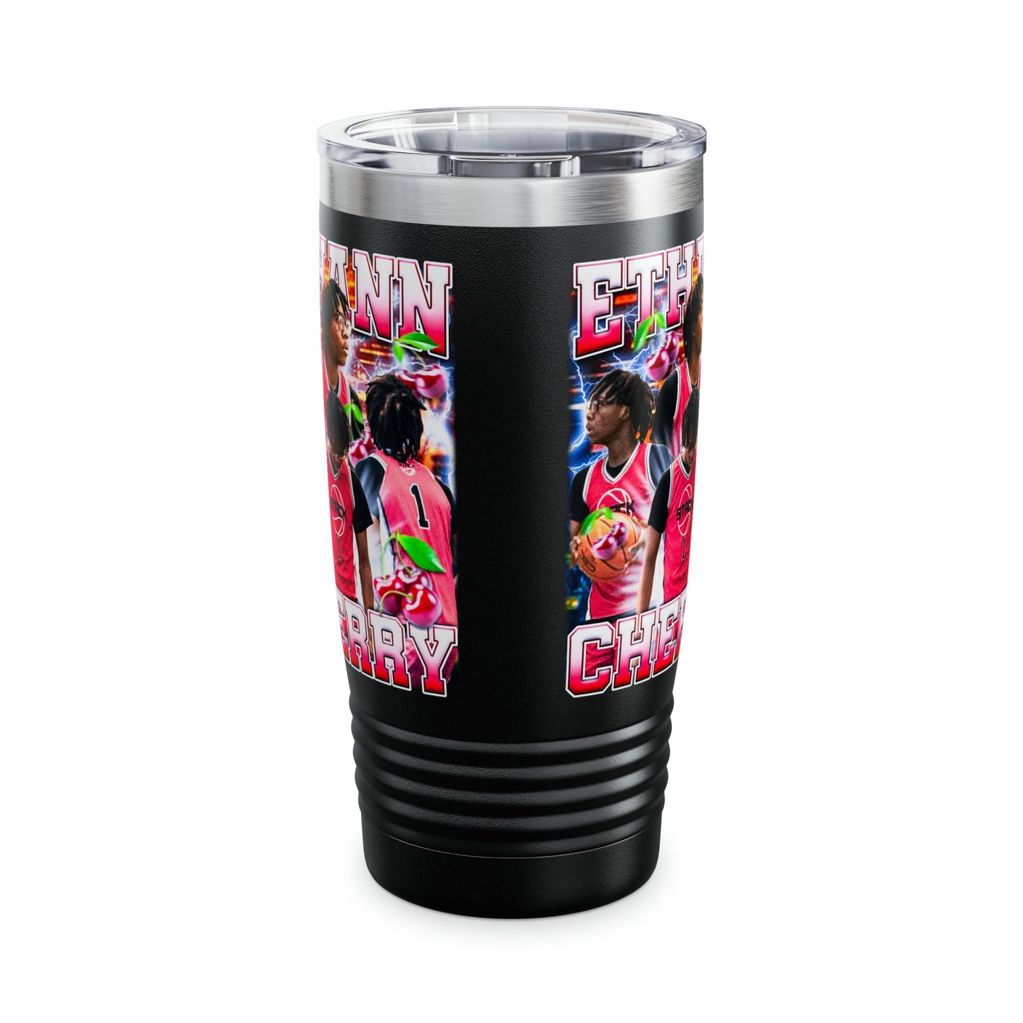 Ethann Cherry Stainless Steel Tumbler