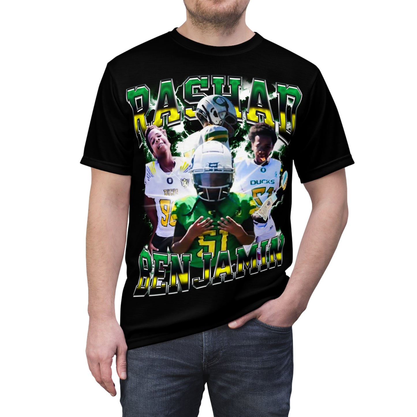 Rashad Benjamin Vintage Full Print Tee