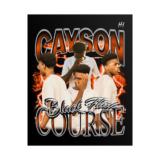 Cayson Course Poster