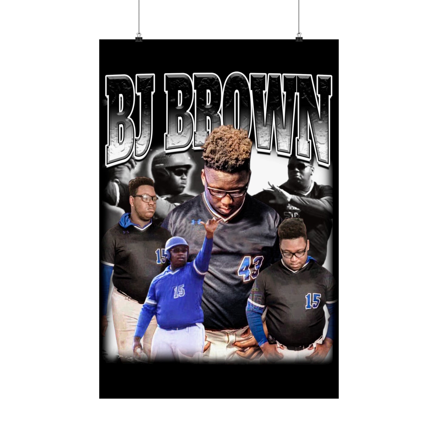 Bj Brown Poster 24" x 36"