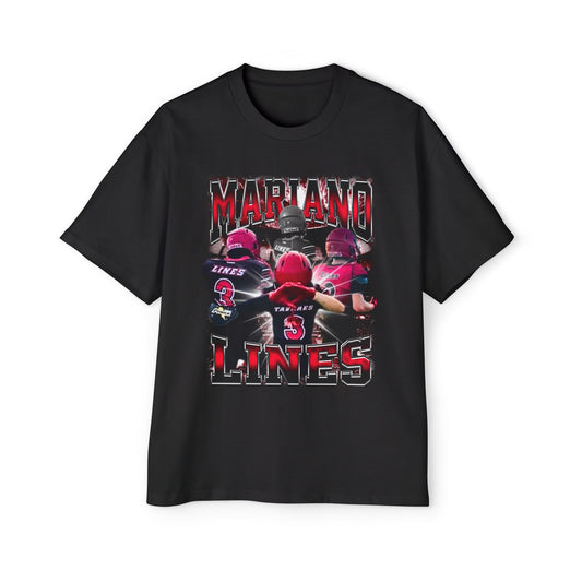 Mariano Lines Oversized Retro Tee