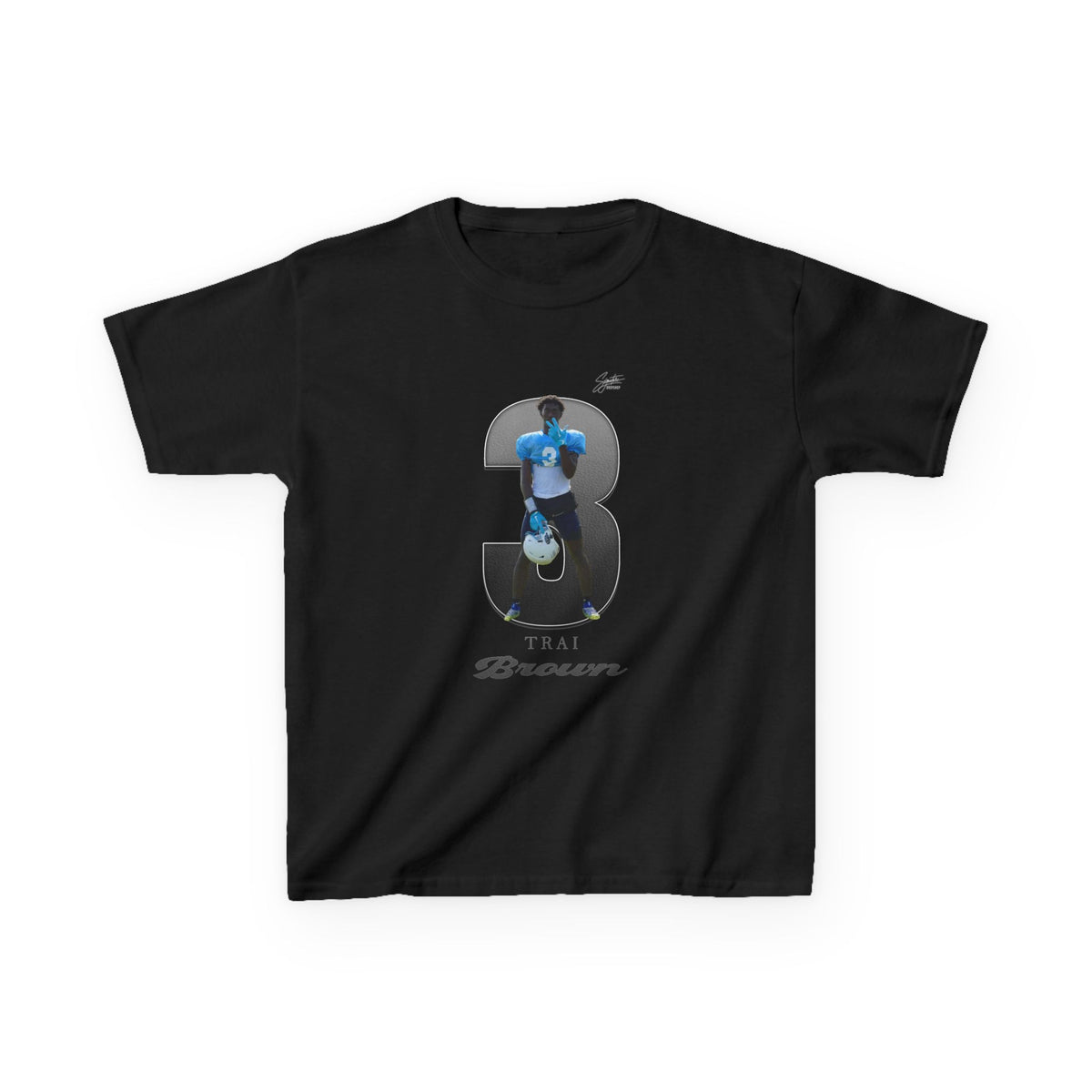 Trai Brown Youth Heavy Cotton Tee