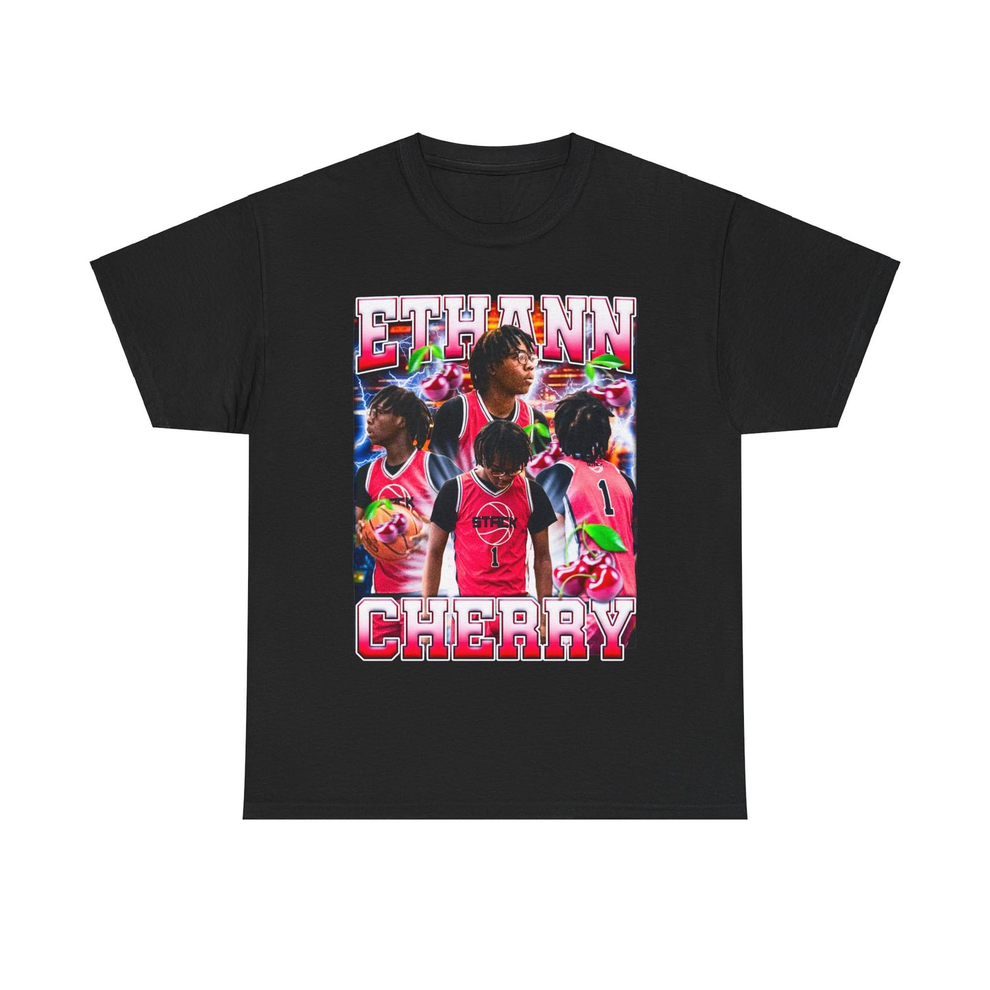 Ethann Cherry Heavy Cotton Tee