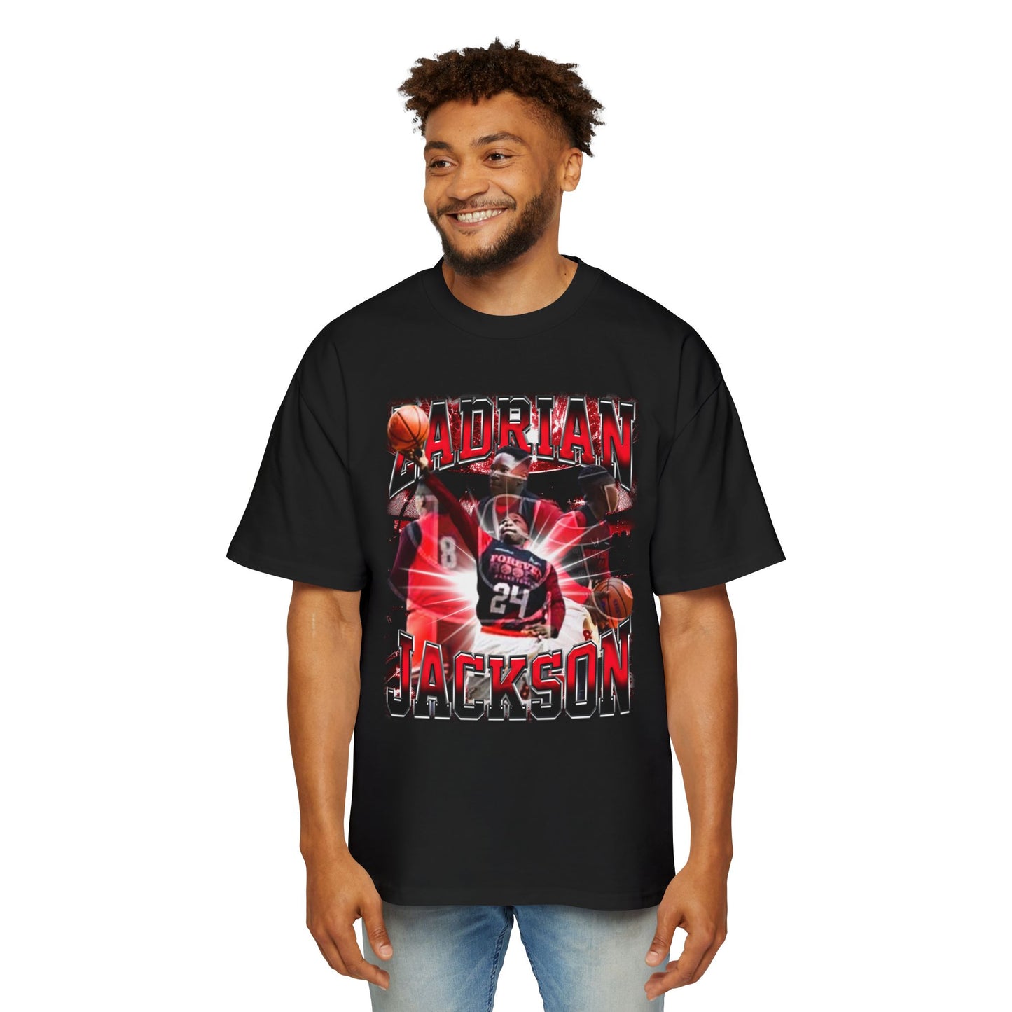 Zadrian Jackson Oversized Retro Tee