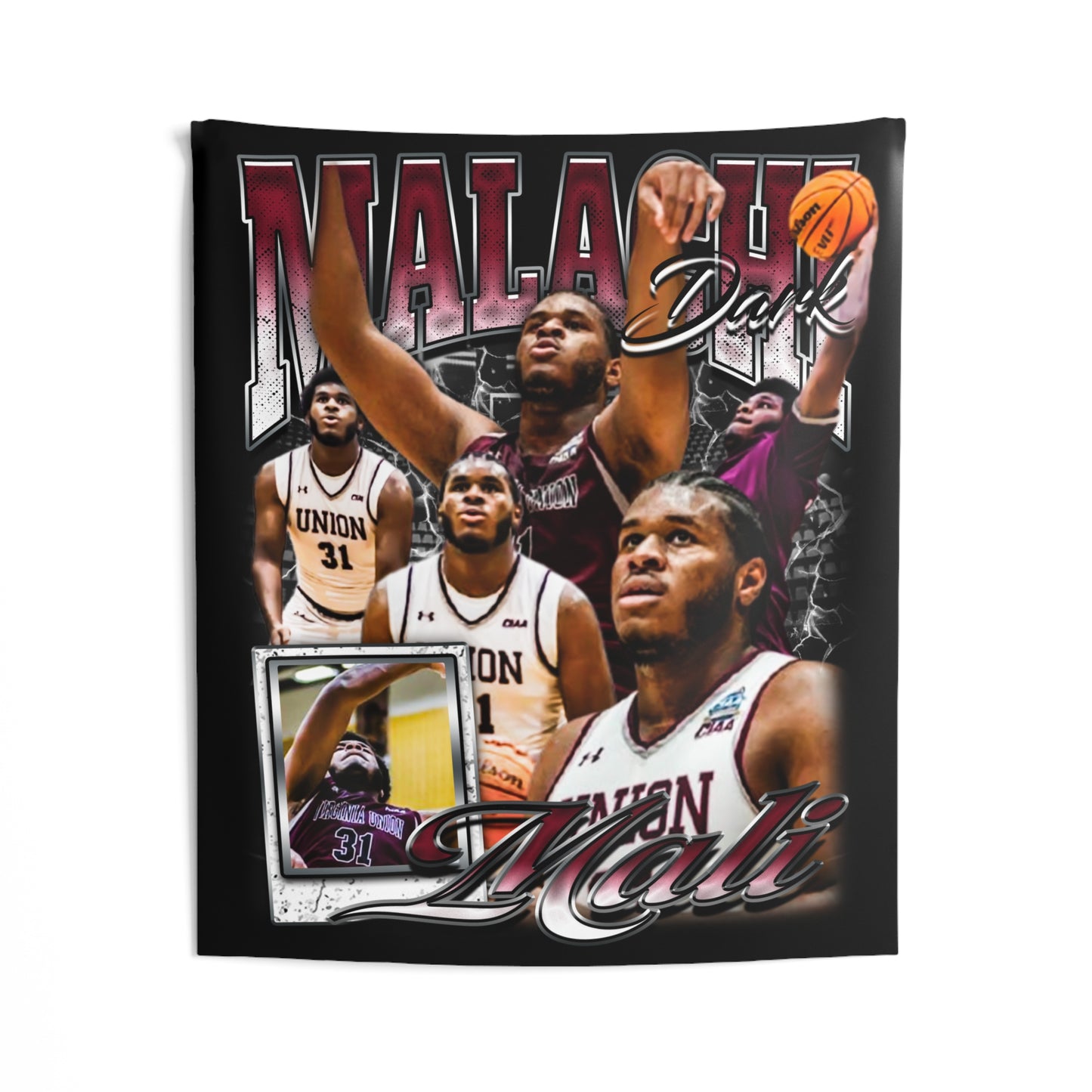 Malachi Dark Mali Tapestry 50” x 60”
