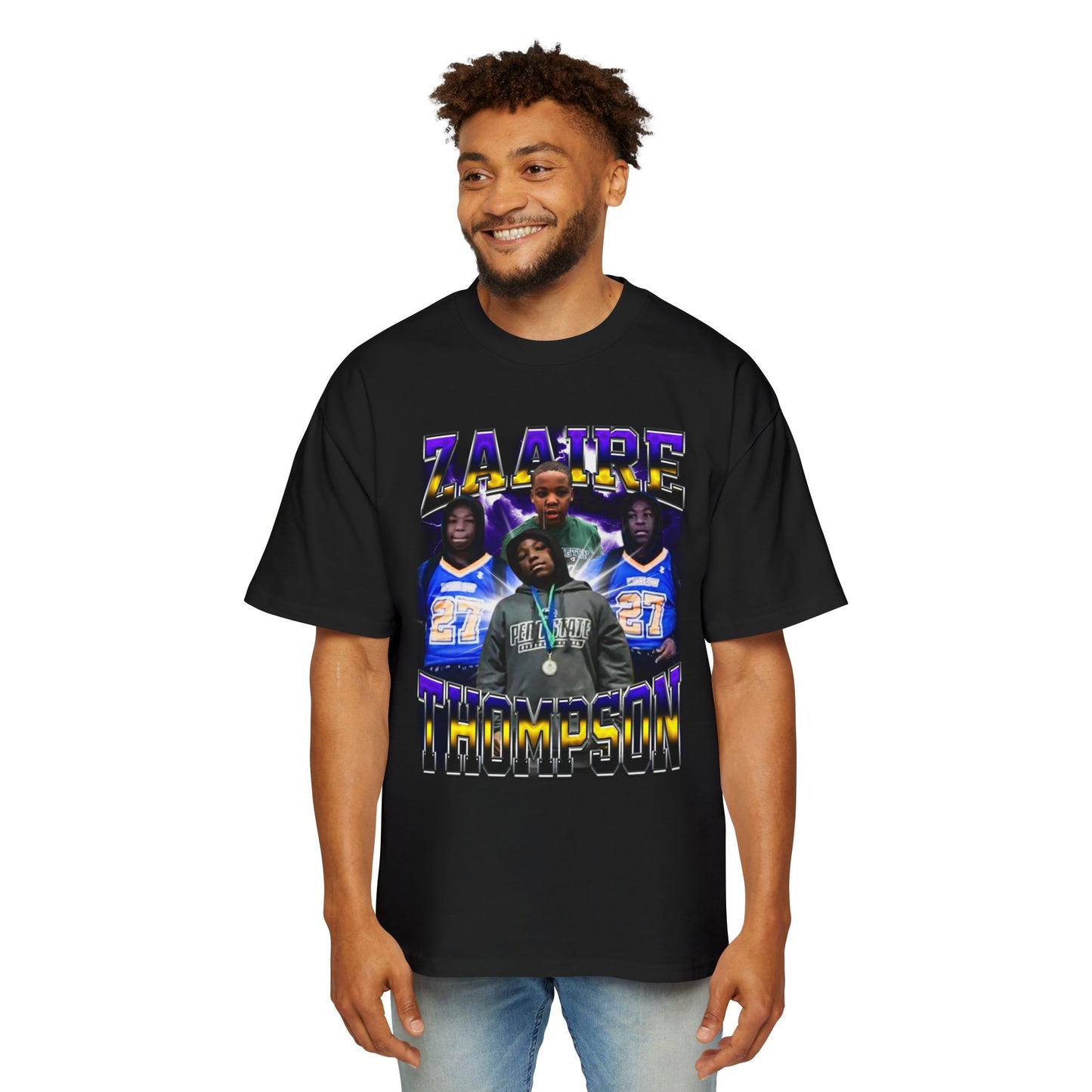 Zaaire Thompson Oversized Retro Tee