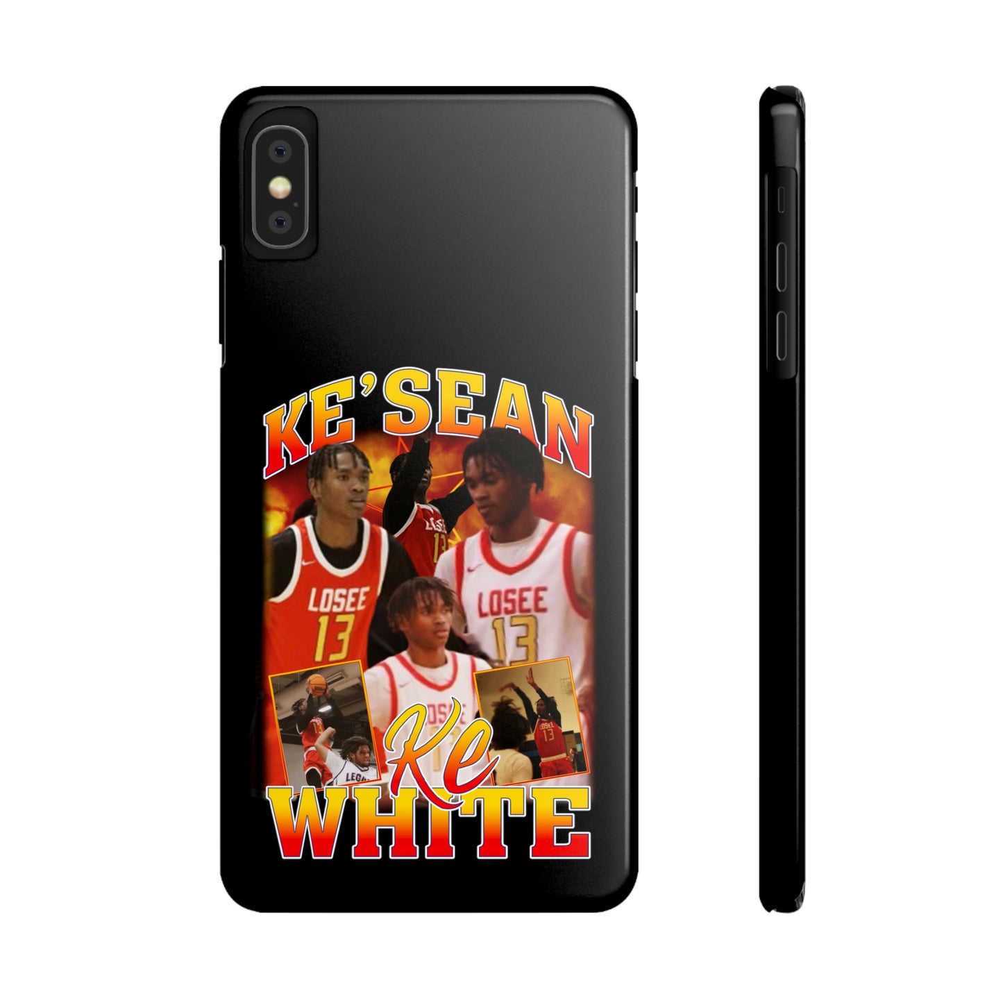 Ke'sean White Phone Case