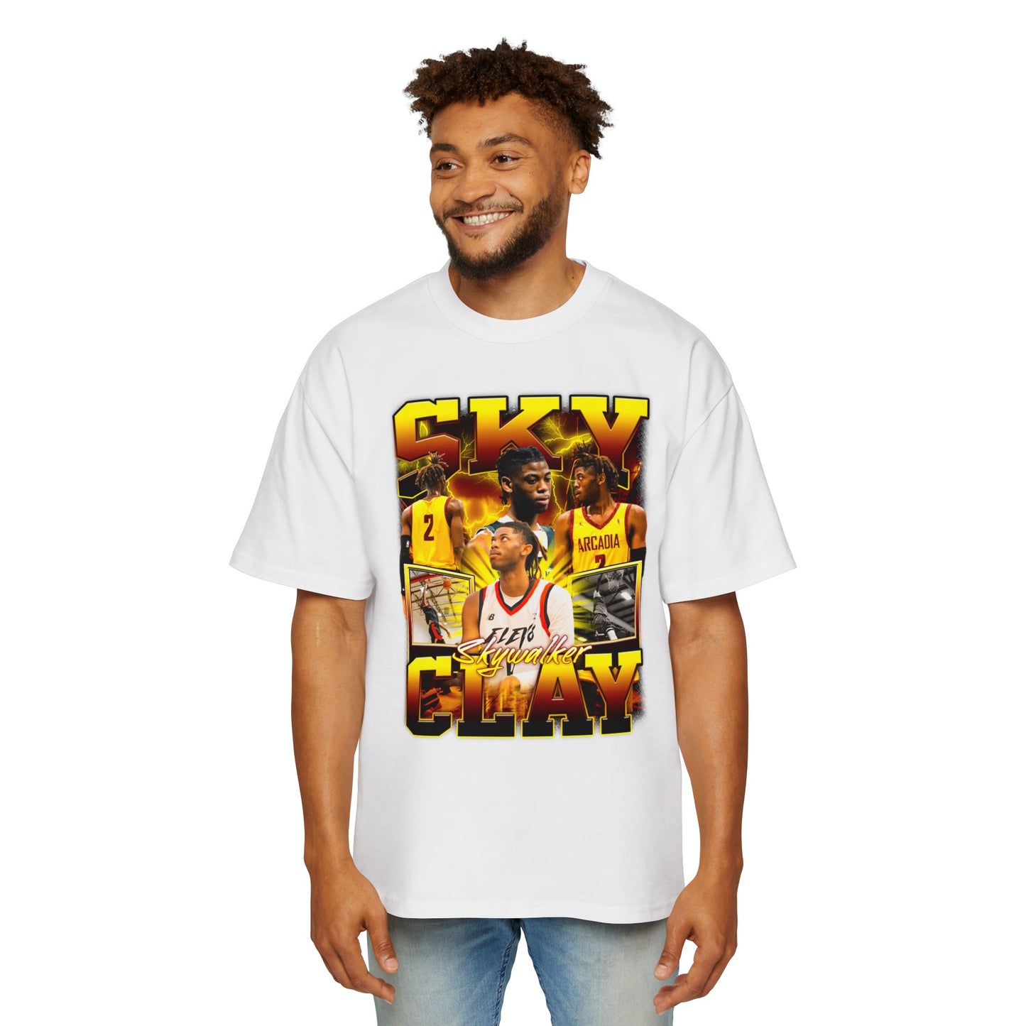 Sky Clay Heavy Oversized Tee