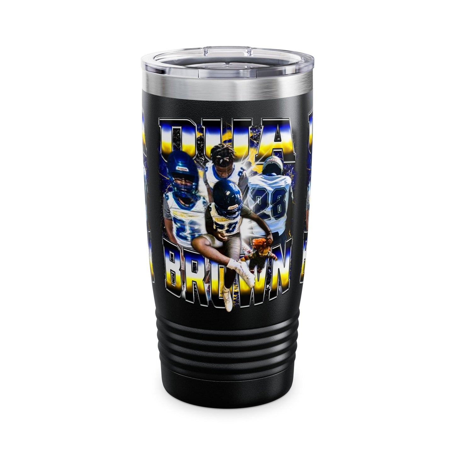 Qua Brown Stainless Steal Tumble