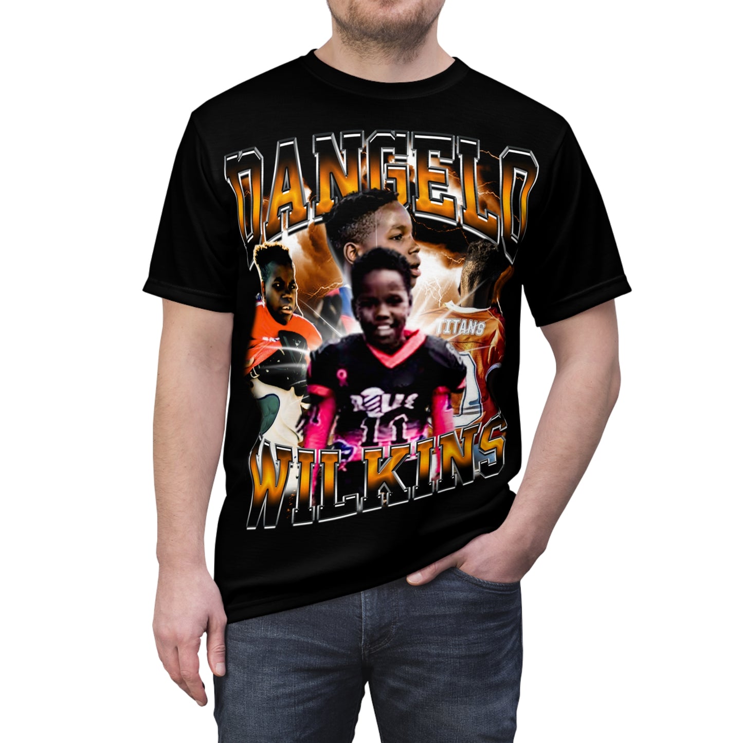 Dangelo Wilkins Vintage Full Print Tee