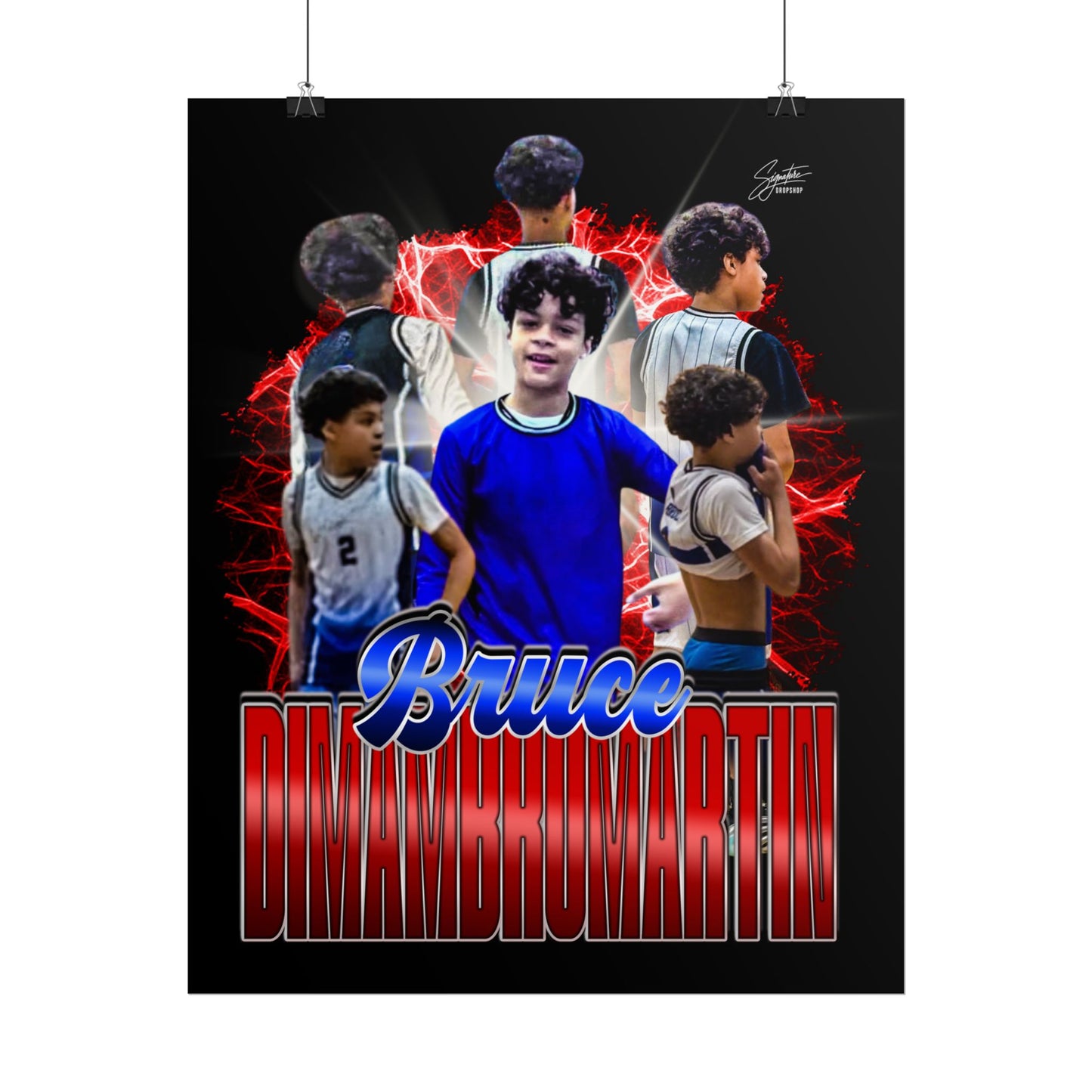 Bruce Dimambromartin Poster