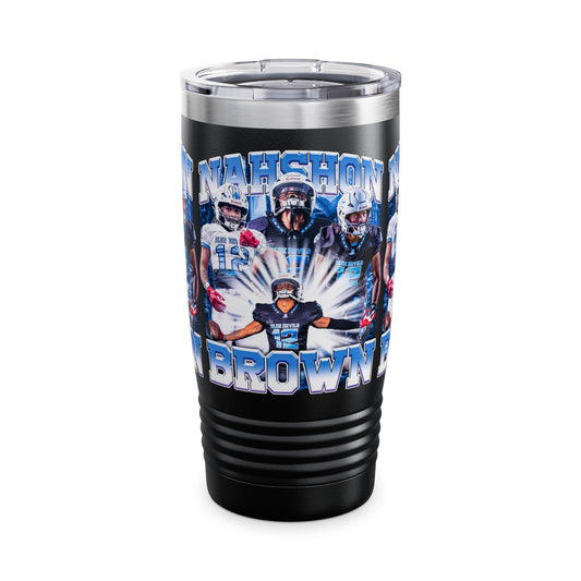 Nahshon Brown Stainless Steel Tumbler
