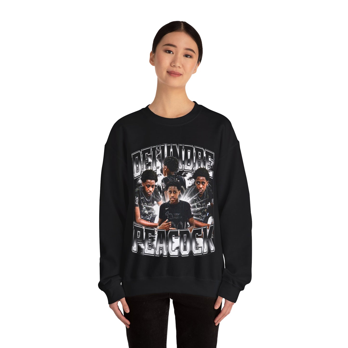 Dei'undre Peacock Crewneck Sweatshirt