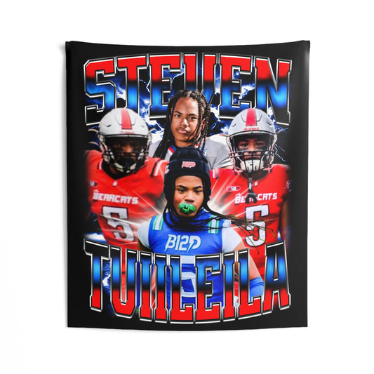 Steven Tuiileila Tapestry 50” x 60”