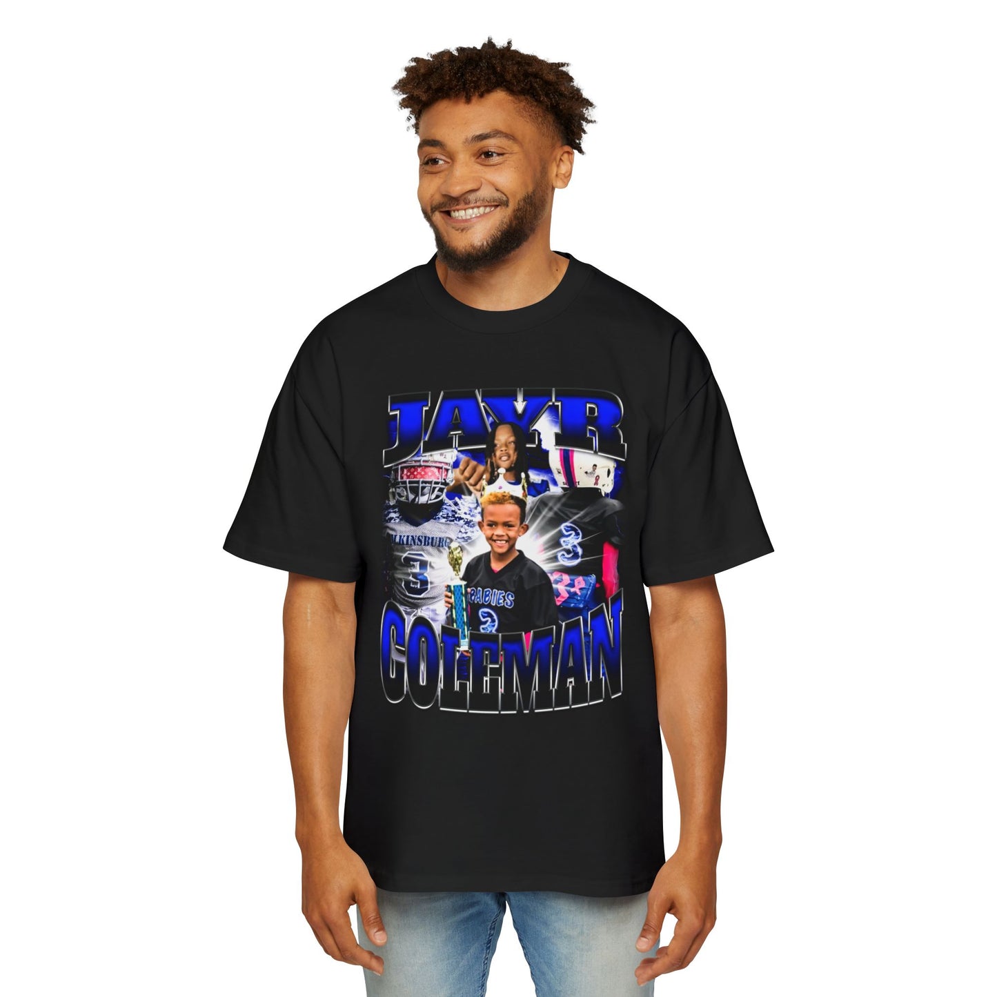 Jayr Coleman Oversized Retro Tee