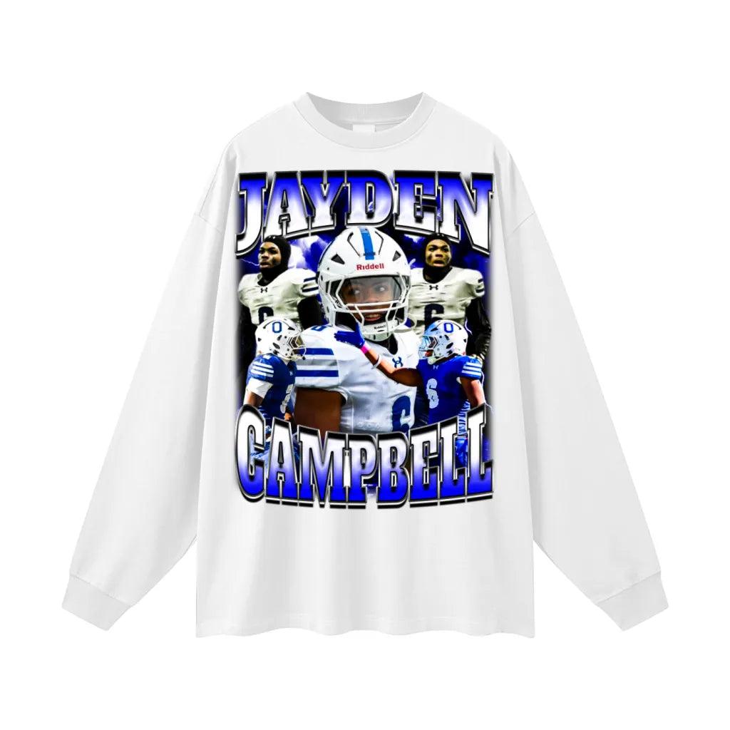 Jayden Campbell Oversized Long Sleeve Tee