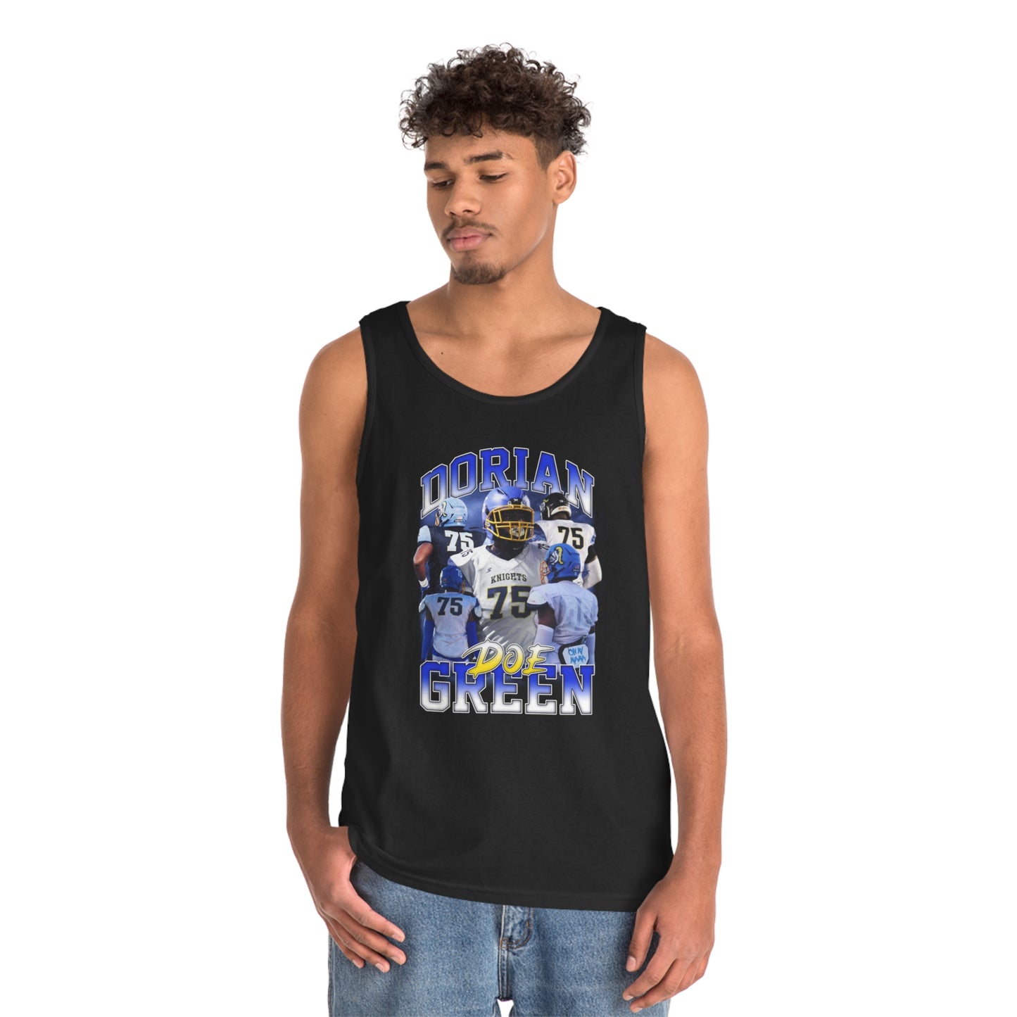 Dorian Green Heavy Cotton Tank Top