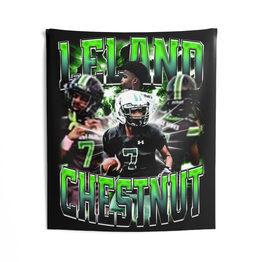 Leland Chestnut Cursive Tapestry 50” x 60”