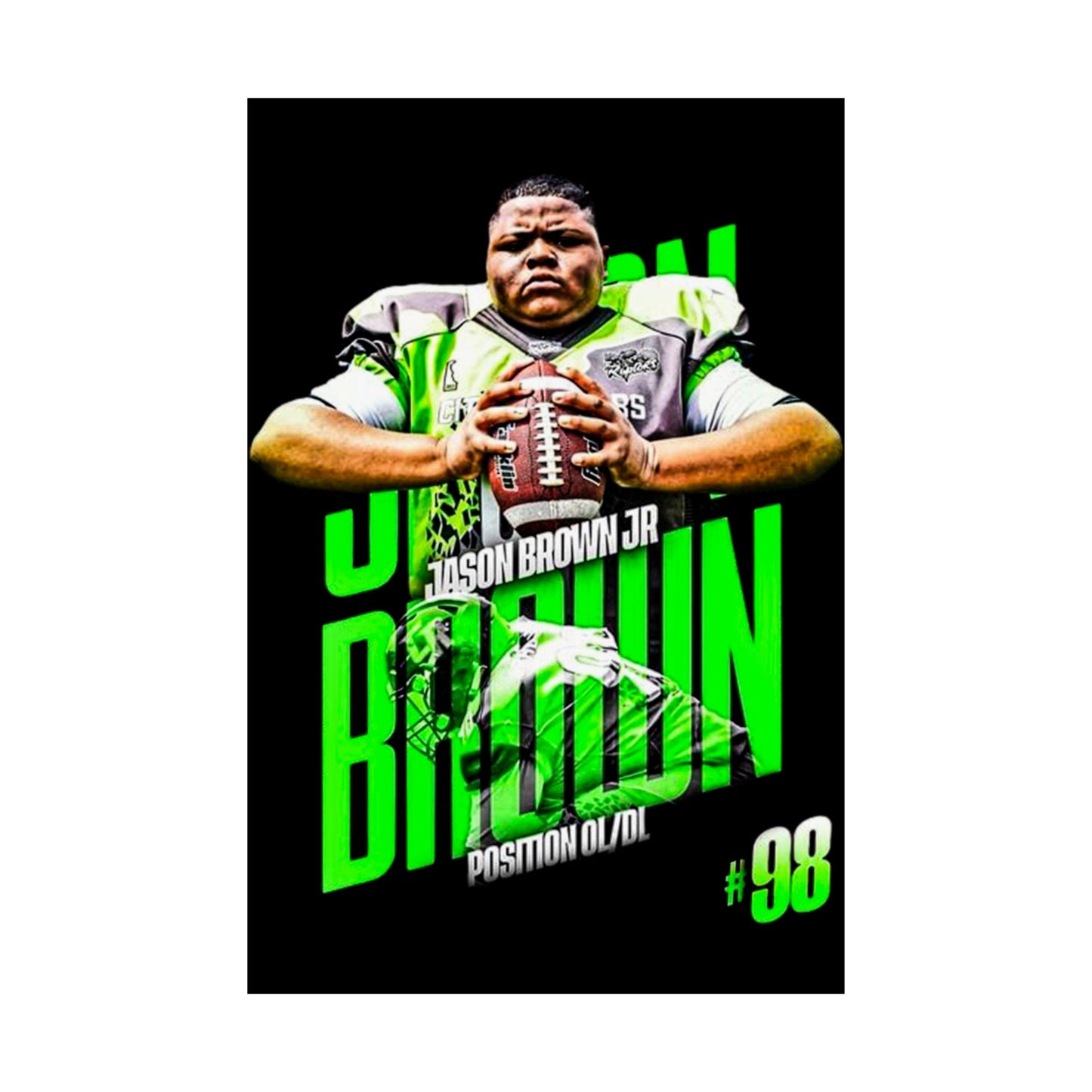 Jason Brown JR Poster 24" x 36"