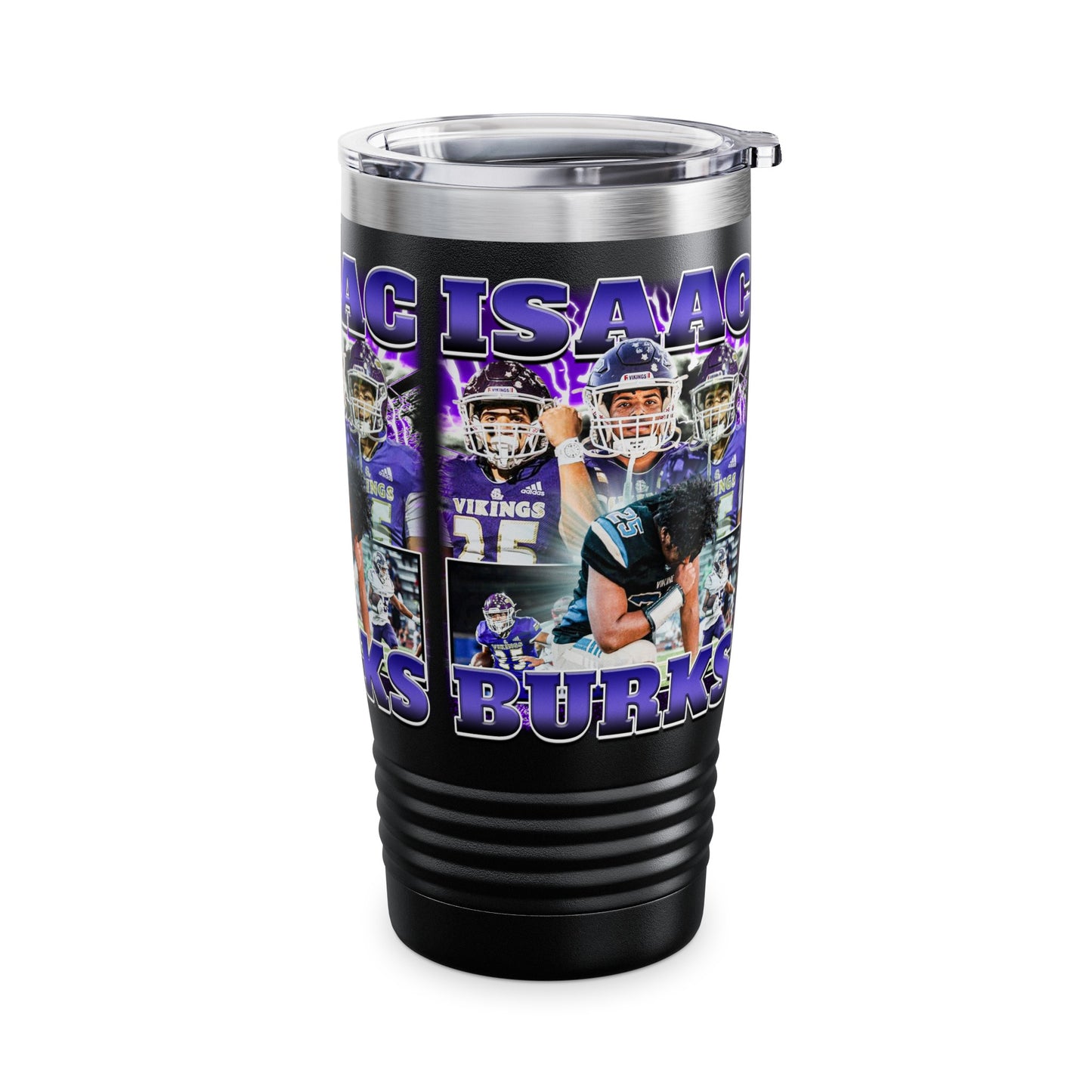 Isaac Burks Stainless Steal Tumbler