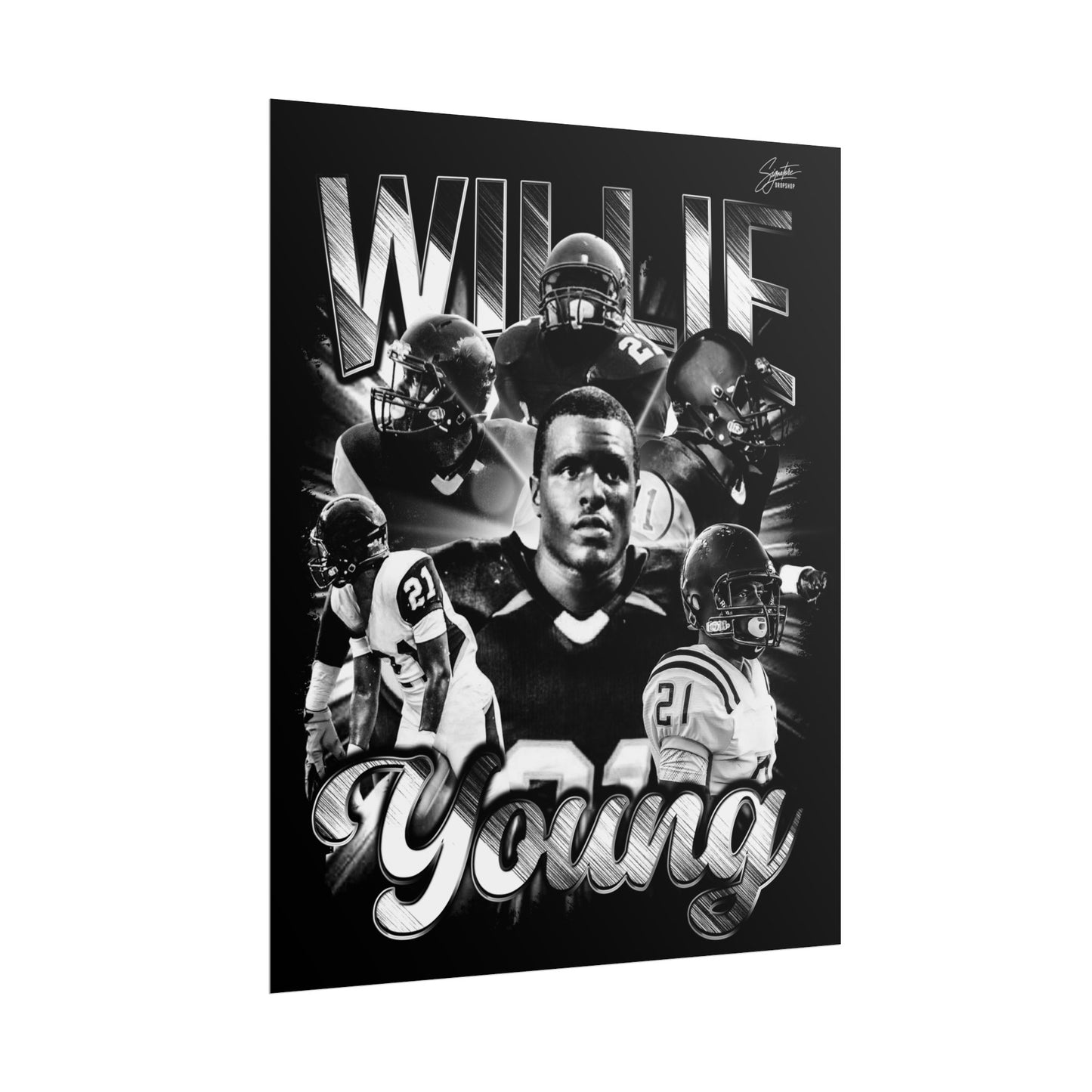 Willie Young Poster