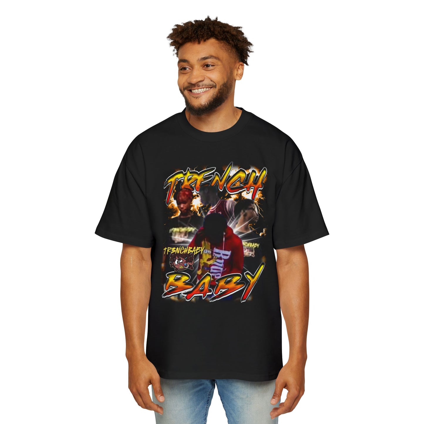 Trench baby Oversized Retro Tee