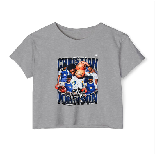 CHRISTIAN JOHNSON Crop Top