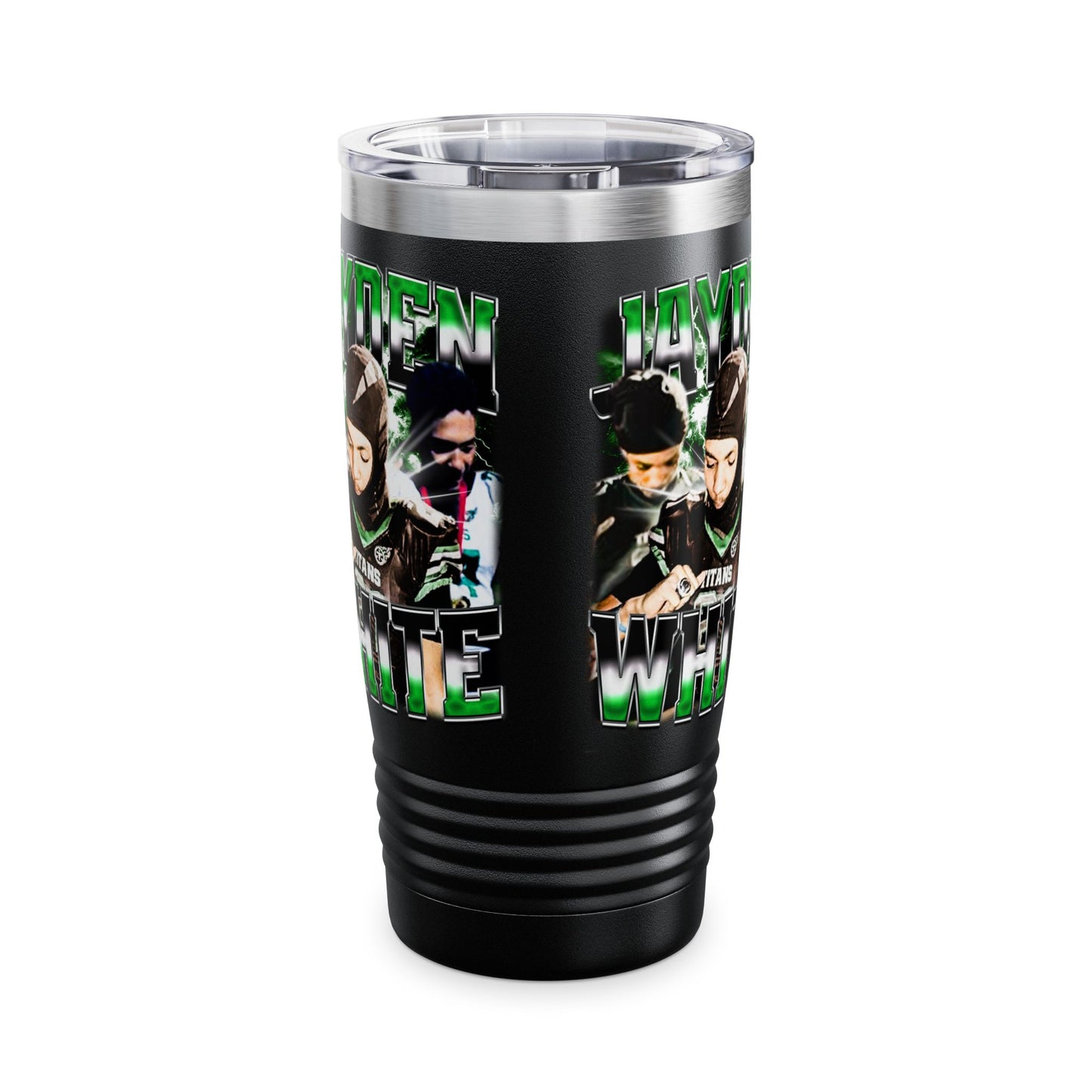 Jayden White Stainless Steel Tumbler