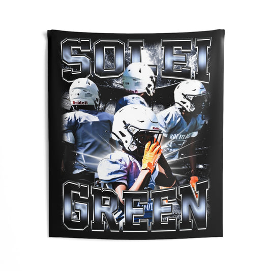 Solei Green Tapestry 50” x 60”