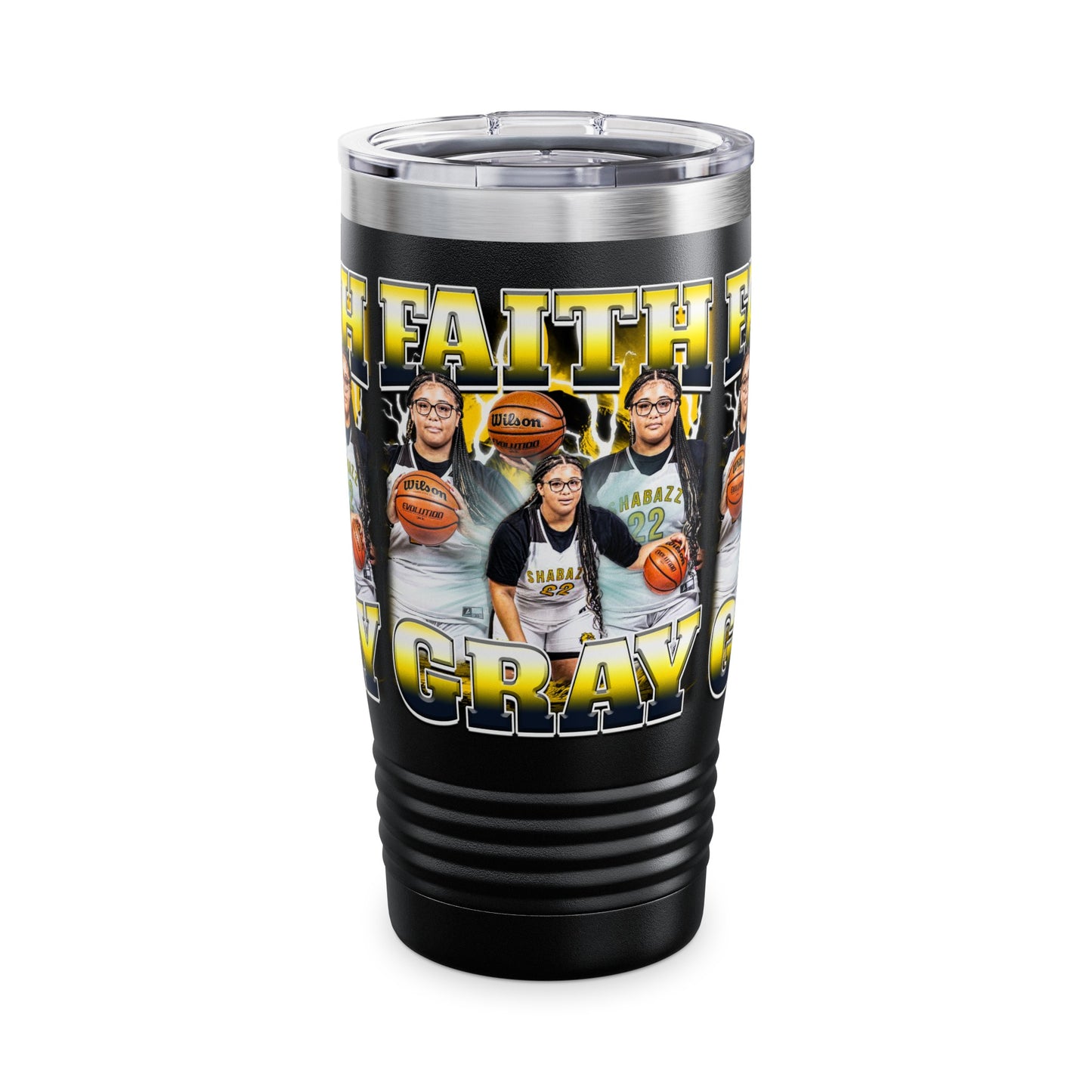 Faith Gray Stainless Steal Tumbler