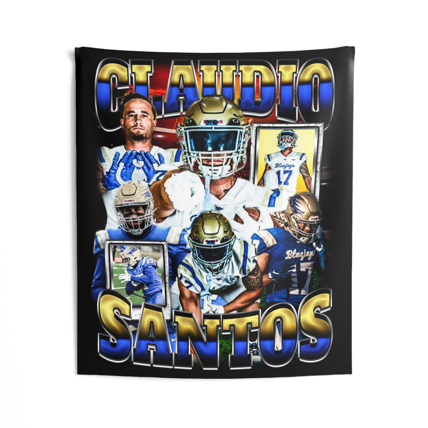 Claudio Santos Tapestry 50” x 60”