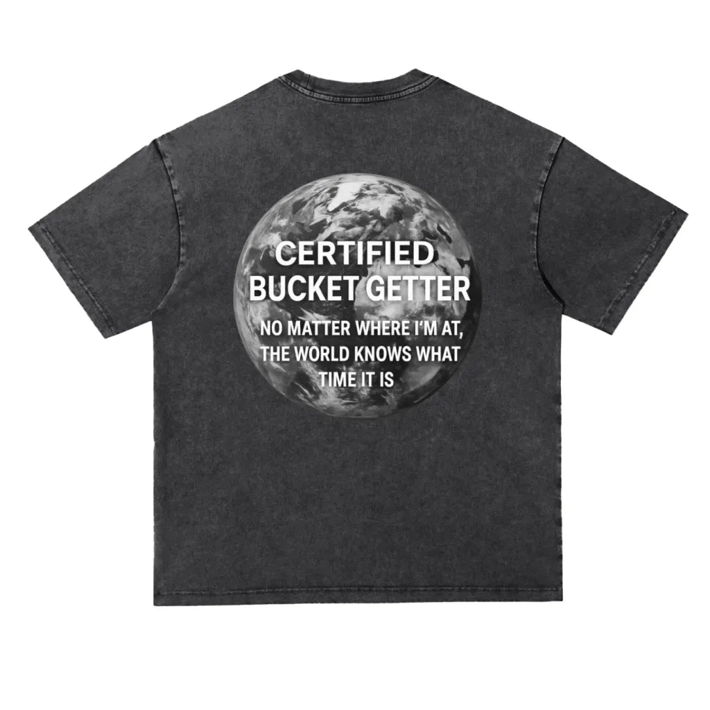 David Johnson Jr Oversized Acid Wash Tee