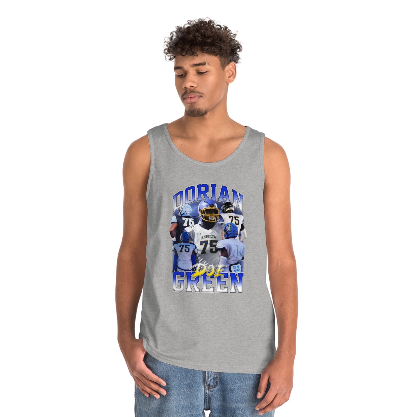 Dorian Green Heavy Cotton Tank Top