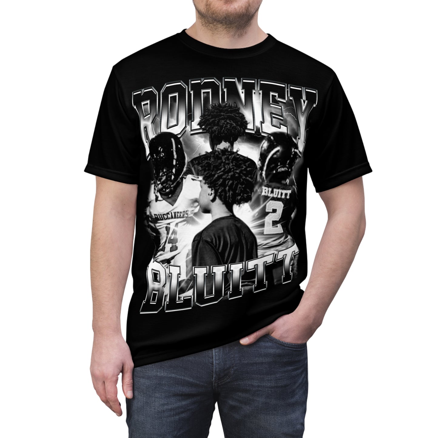 Rodney Bluitt Vintage Full Print Tee