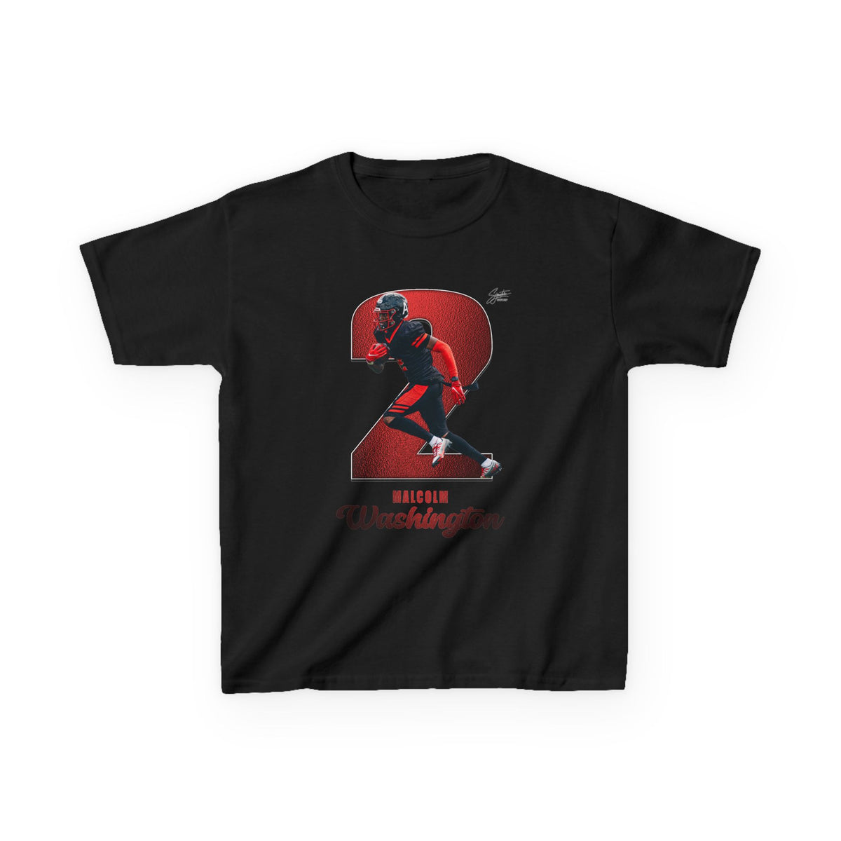Malcolm Washington Youth Heavy Cotton Tee