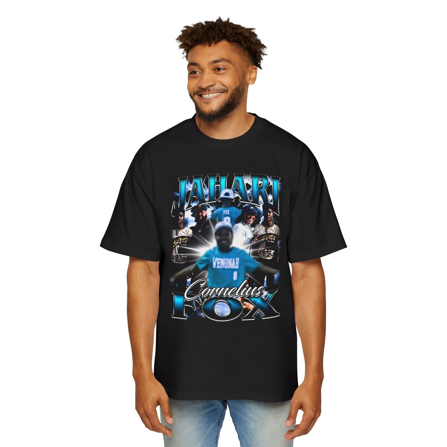 Jahari Cornelius Fox Oversized Retro Tee