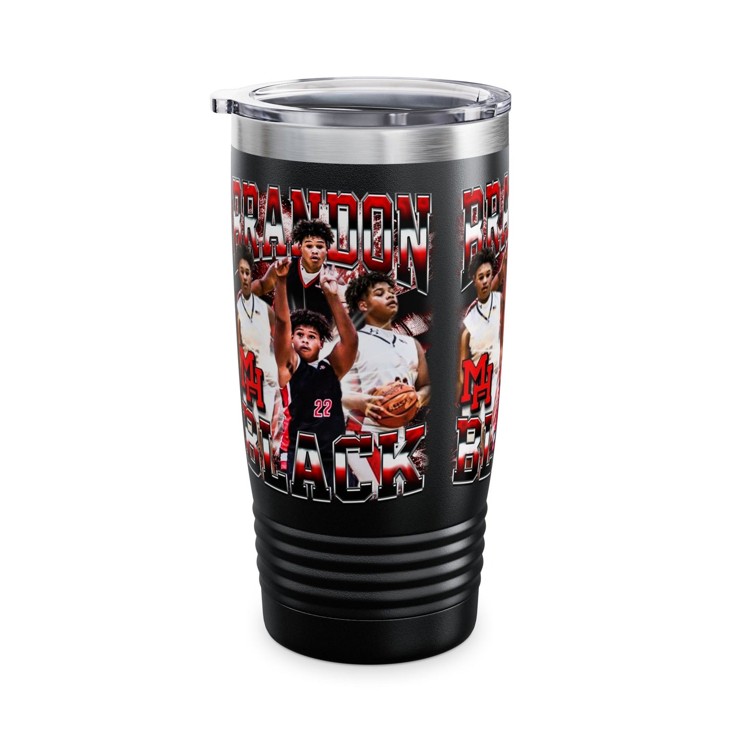 Brandon Black Stainless Steal Tumbler