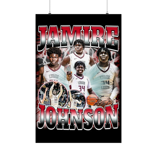 Jamire Johnson Poster 24" x 36"
