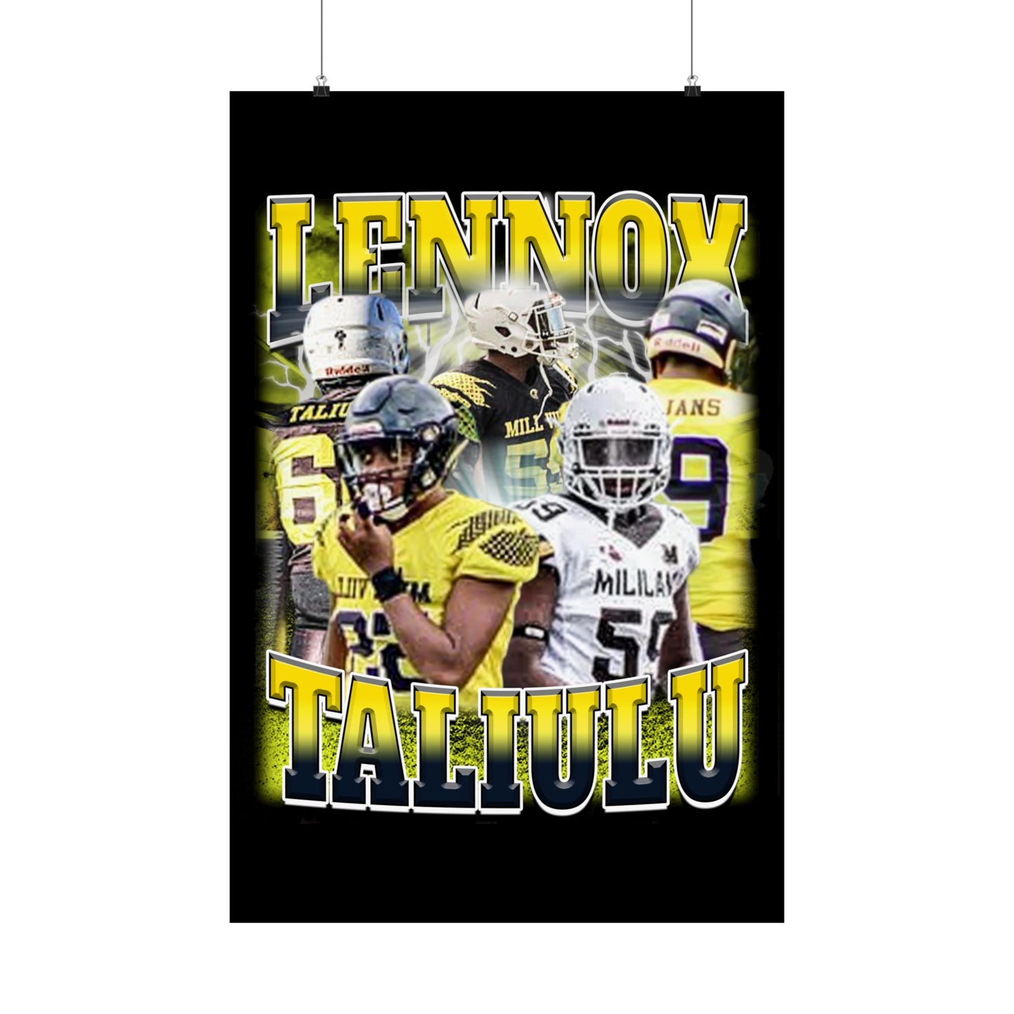 Lennox Taliulu Poster 24" x 36"