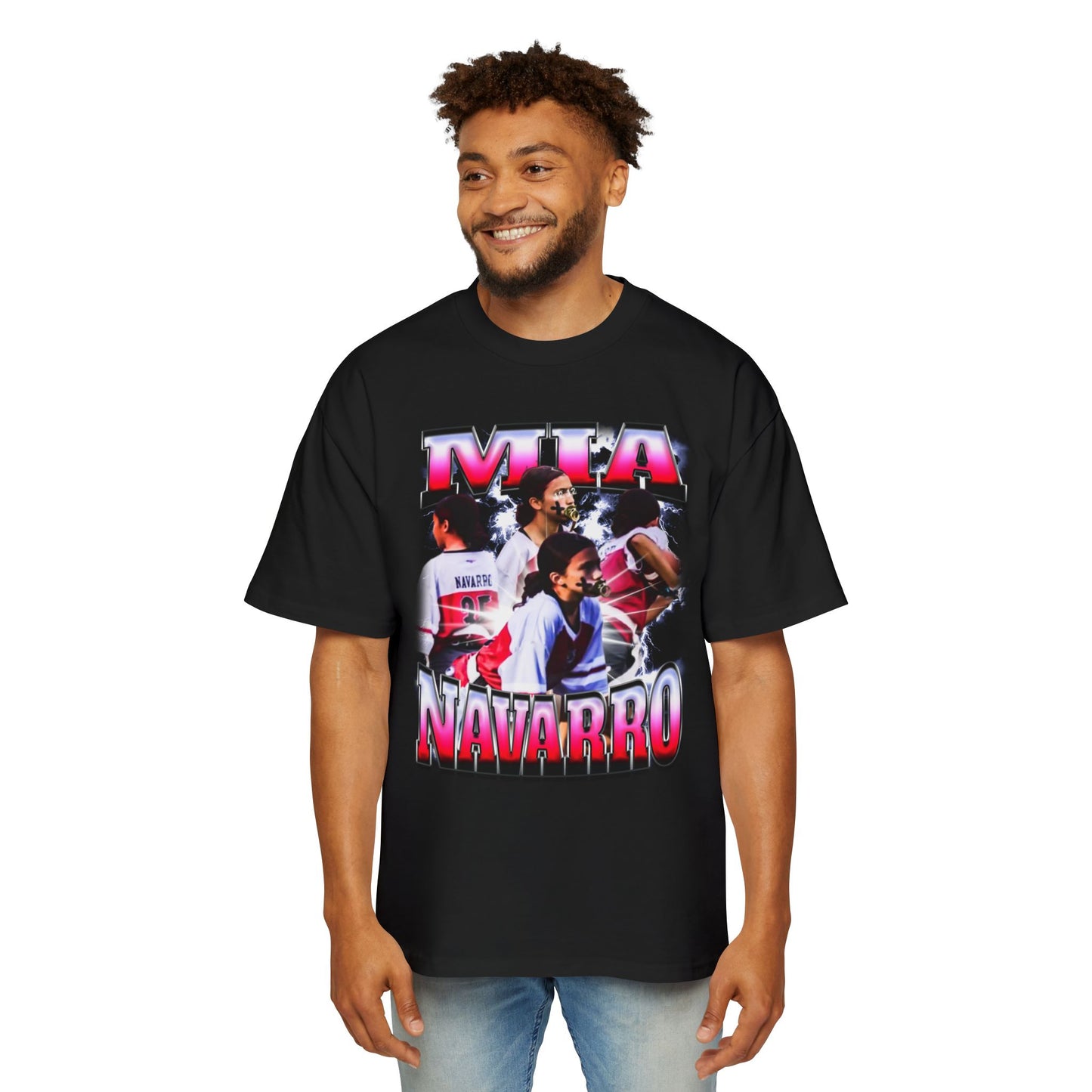 Mia Navarro Oversized Retro Tee