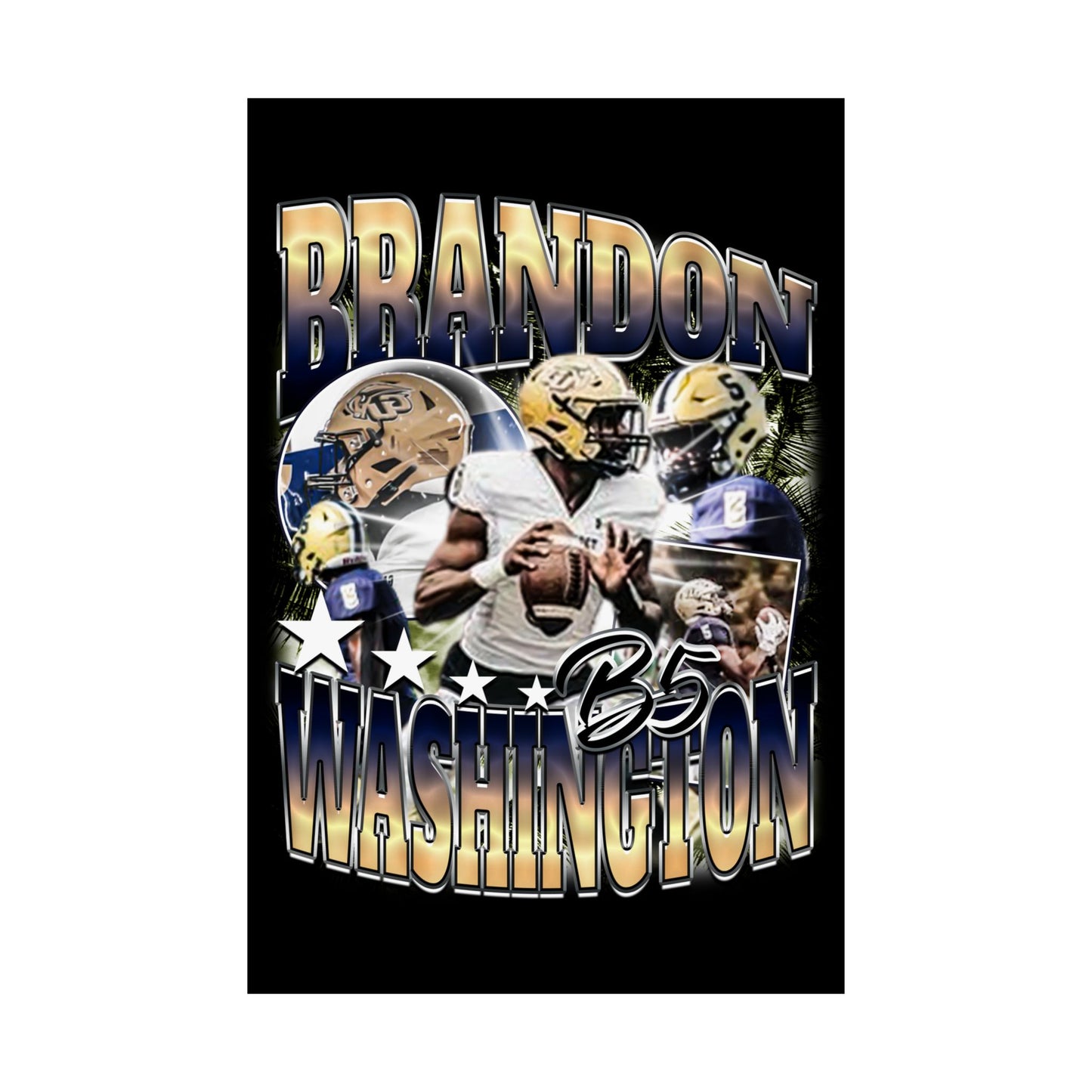 Brandon Washington Poster 24" x 36"