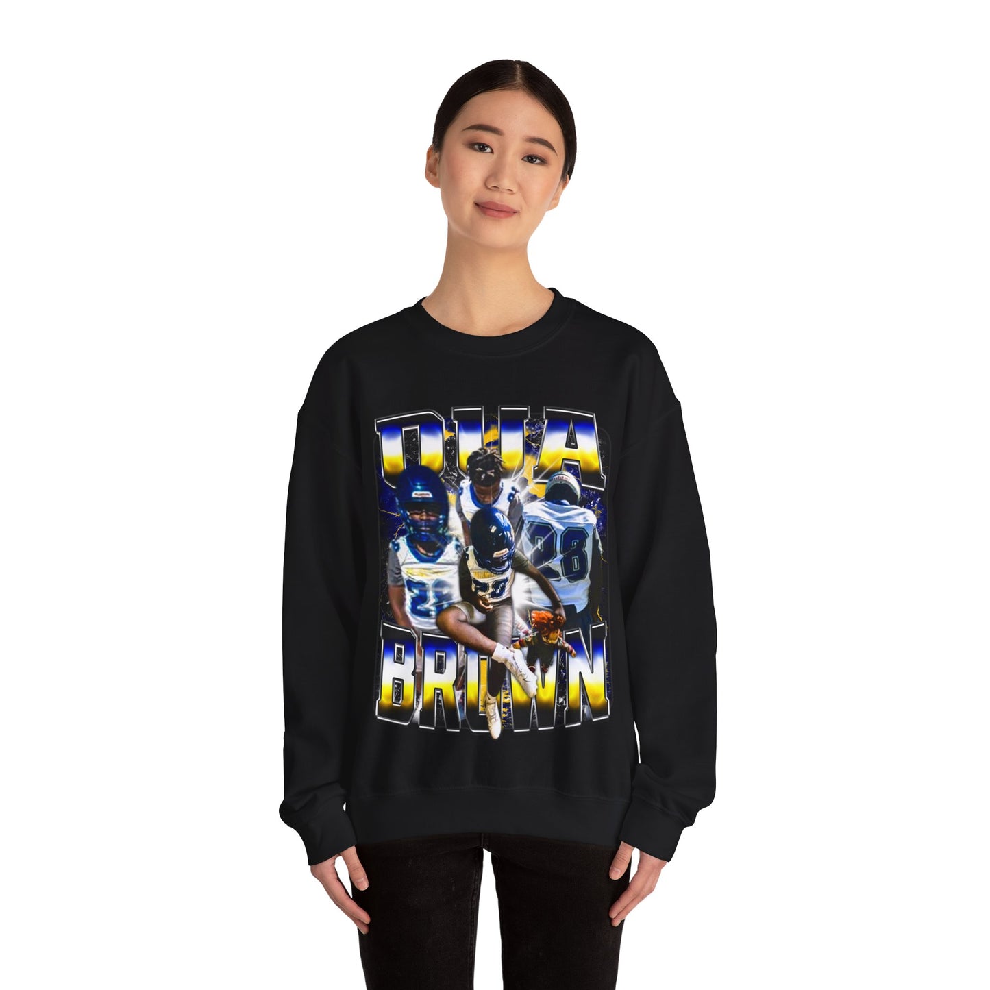 Qua Brown Crewneck Sweatshirt