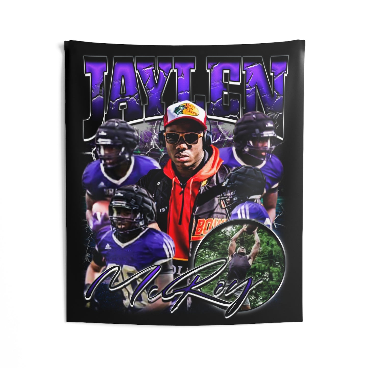 Jaylen Mcroy Tapestry 50” x 60”