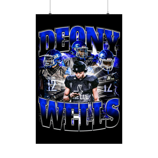 Deony Wells Poster 24" x 36"