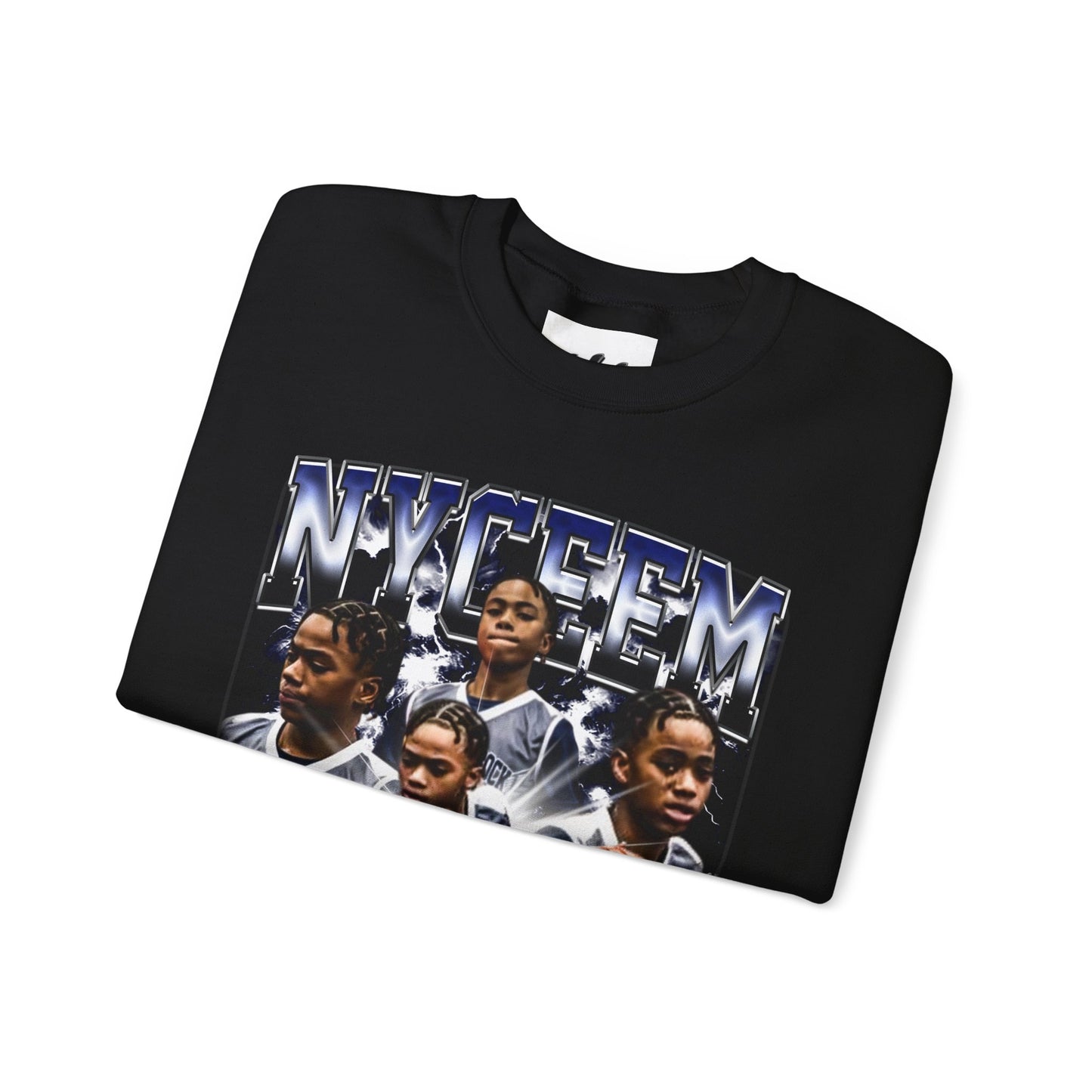 Nyceem White Crewneck Sweatshirt