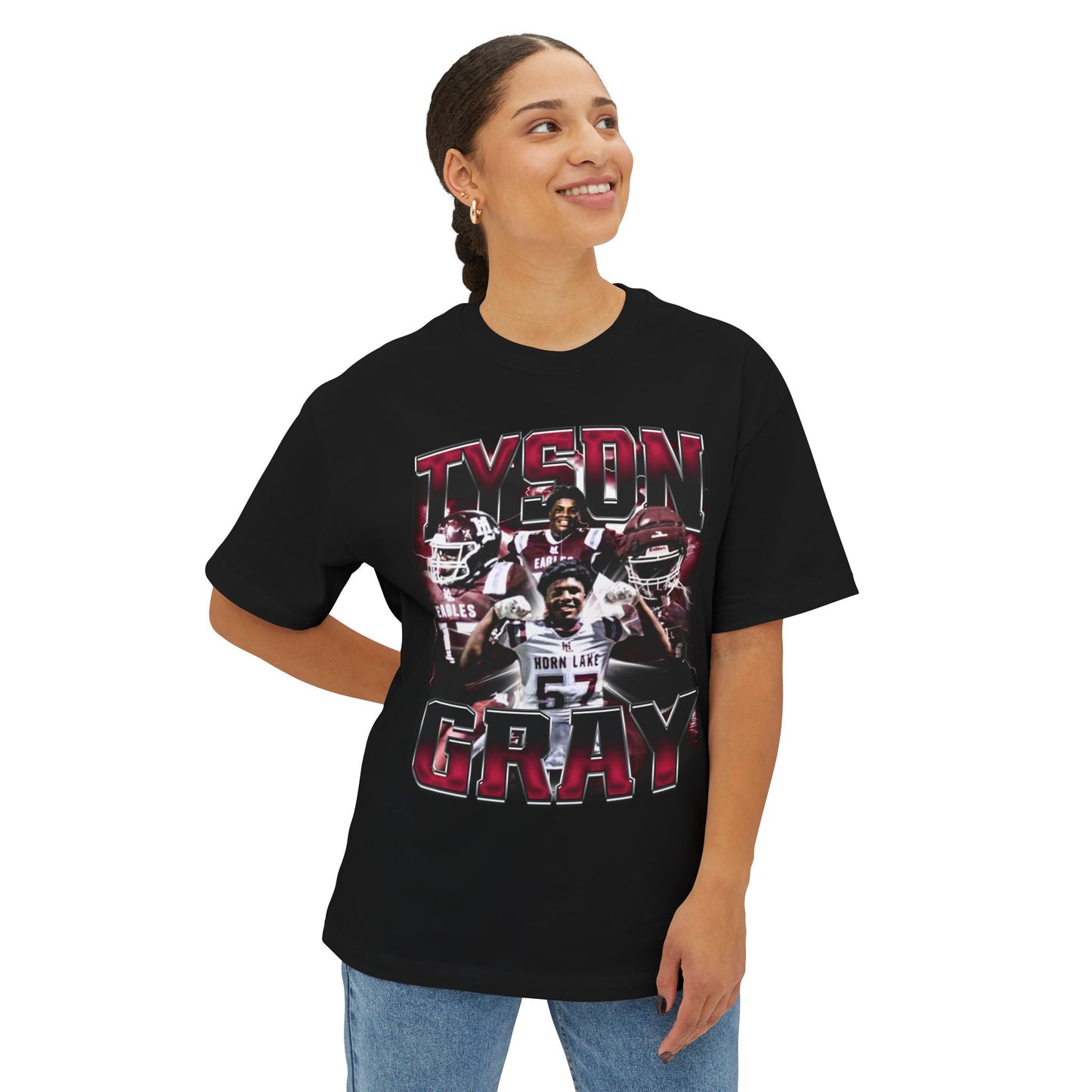 Tyson Gray Oversized Vintage Tee