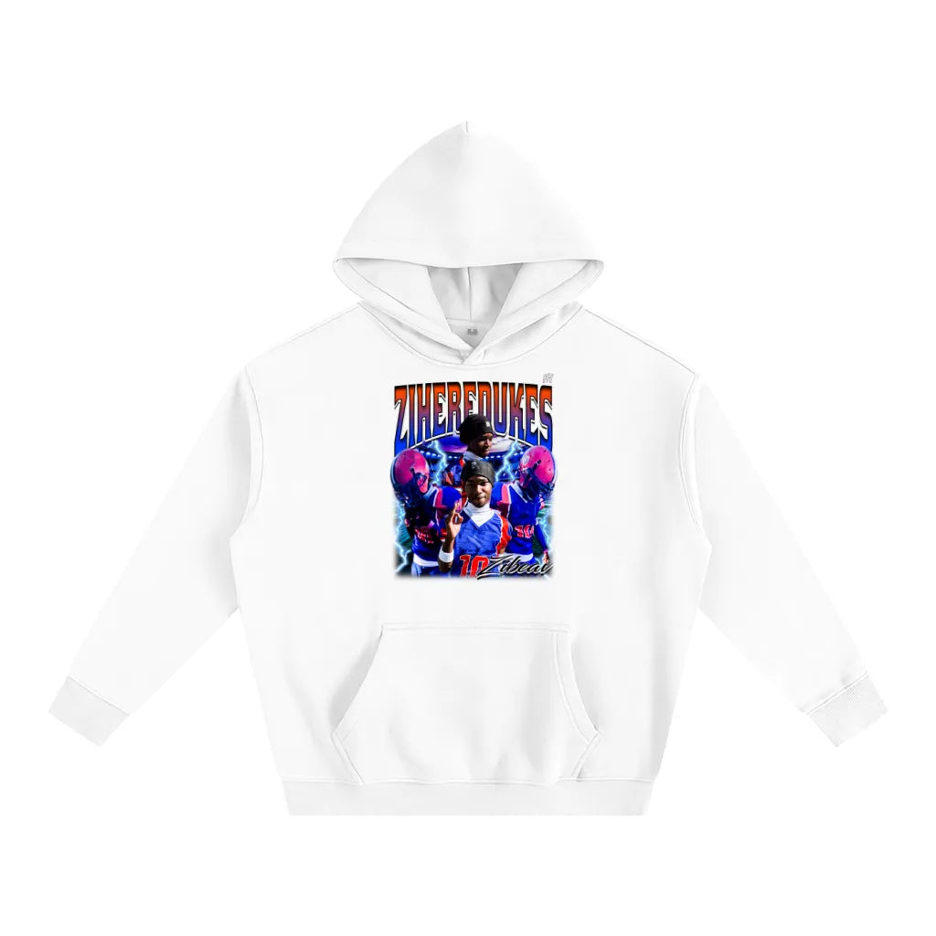 Ziheredukes Oversize Fleeced Hoodie