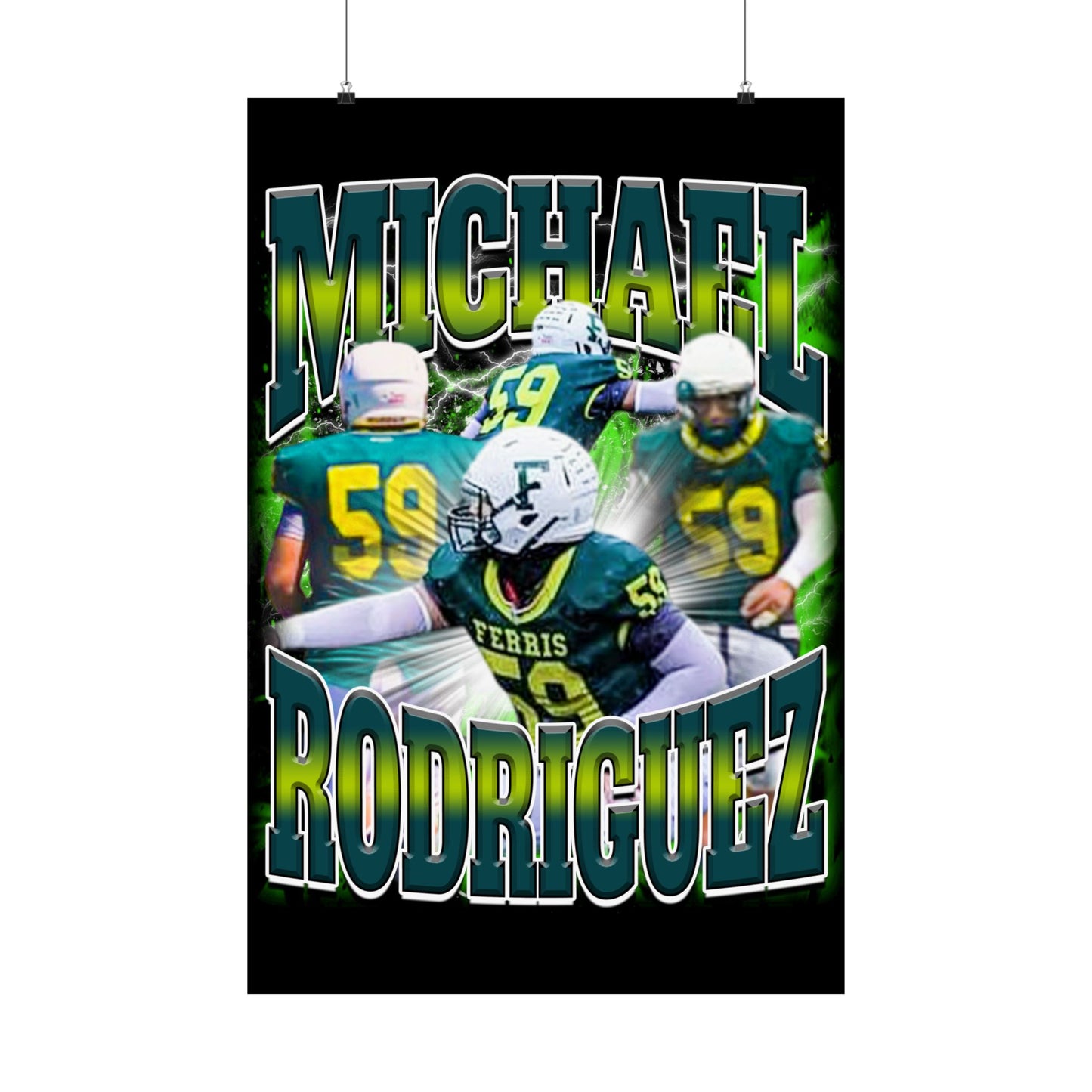 Michael Rodriguez Poster 24" x 36"